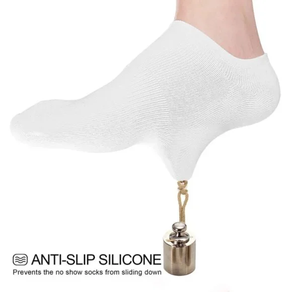 12 Pairs MEN'S NO-SHOW SOCKS SIZE 10-13 - Picture 9 of 10